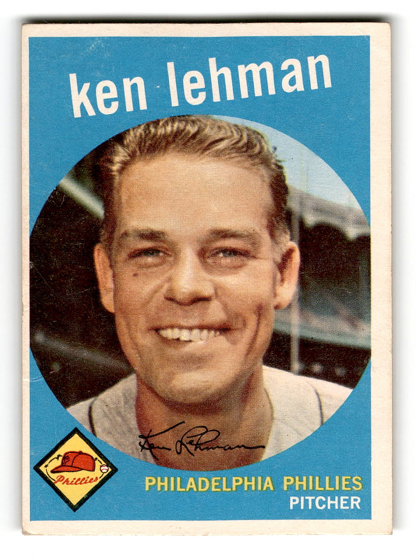 1959 Topps #31 Ken Lehman Philadelphia Phillies EXMT