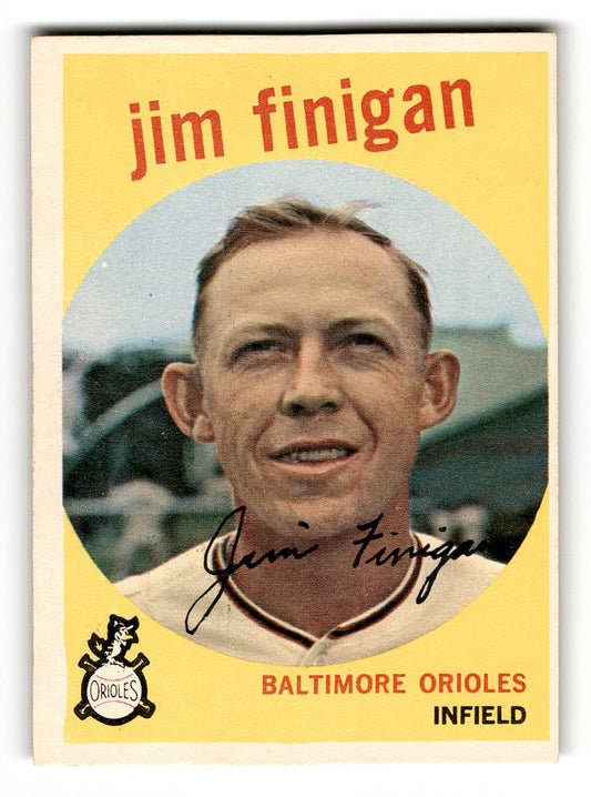 1959 Topps #47 Jim Finigan Baltimore Orioles EXMT