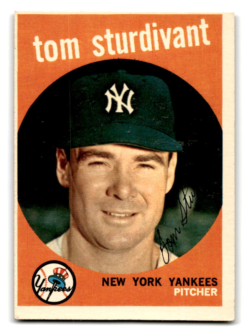 1959 Topps #471 Tom Sturdivant New York Yankees EXMT