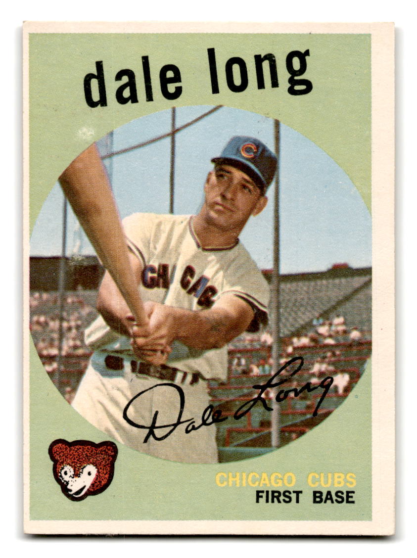 1959 Topps #414 Dale Long Chicago Cubs EX