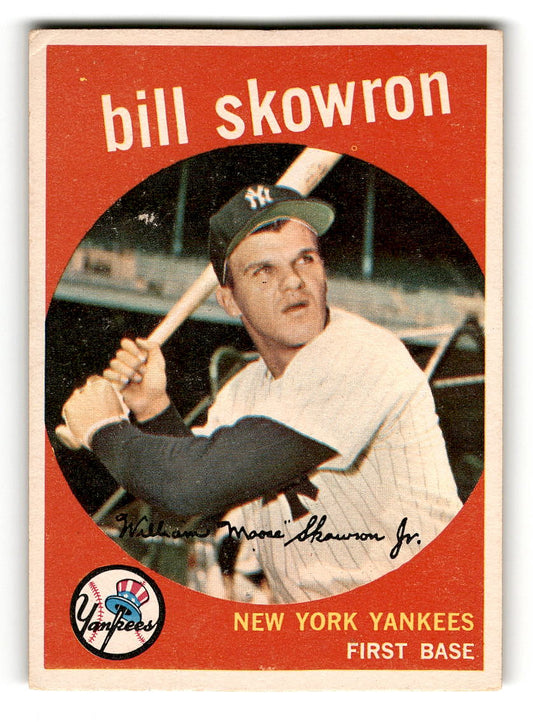 1959 Topps #90 Bill Skowron New York Yankees VG
