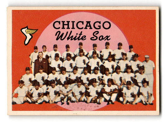 1959 Topps #94 Chicago White Sox Team Checklist mk G