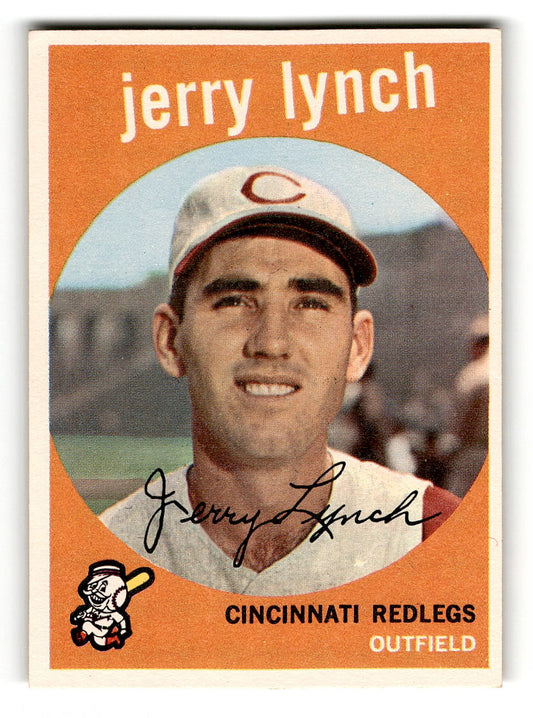 1959 Topps #97 Jerry Lynch Cincinnati Reds EX