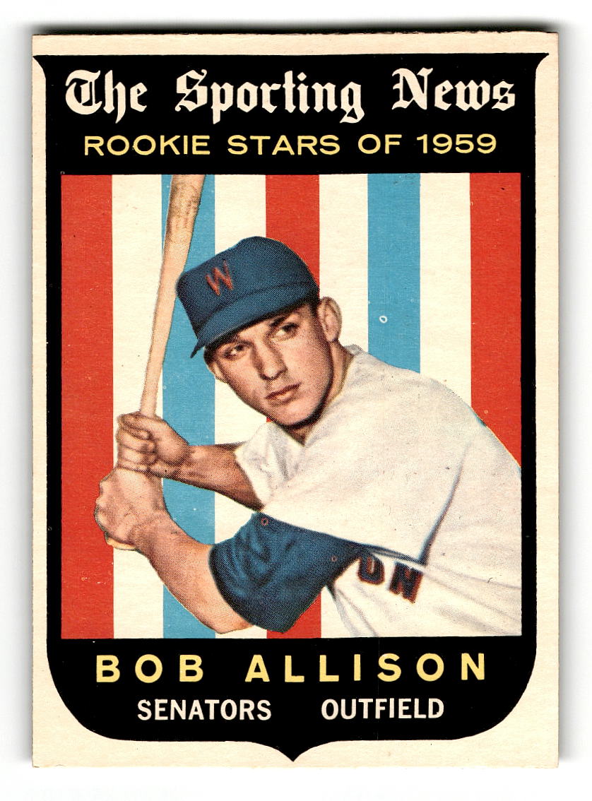 1959 Topps #116 Bob Allison Washington Senators RC EXMT
