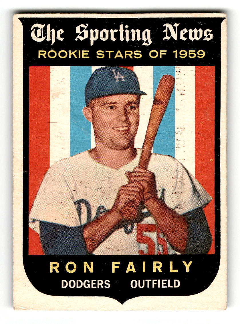 1959 Topps #125 Ron Fairly Los Angeles Dodgers RC VGEX
