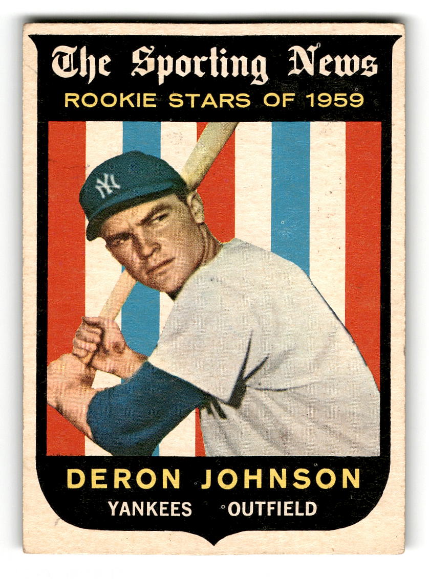 1959 Topps #131 Deron Johnson New York Yankees VG