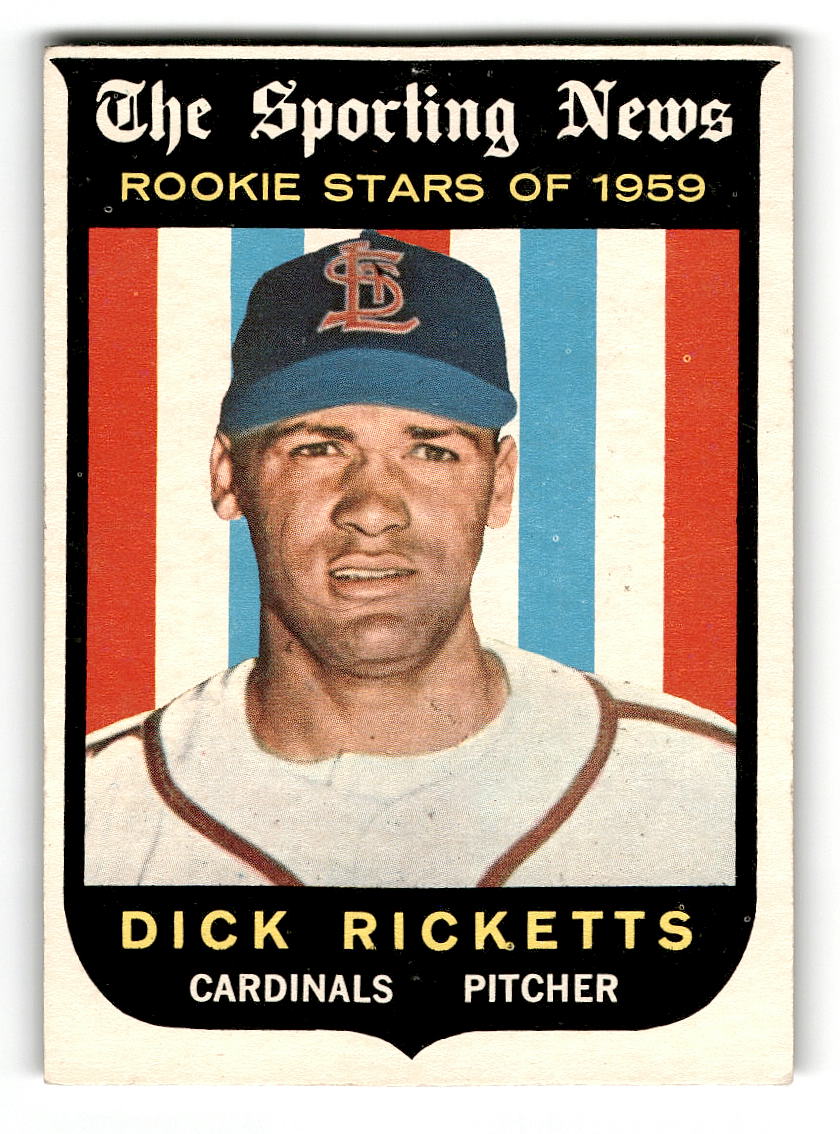1959 Topps #137 Dick Ricketts St. Louis Cardinals RC EX