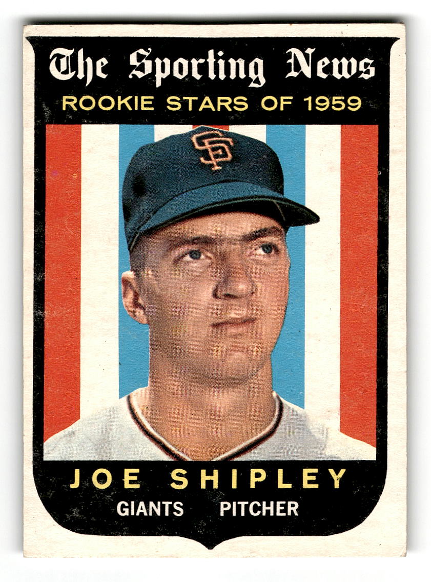 1959 Topps #141 Joe Shipley San Francisco Giants RC EX