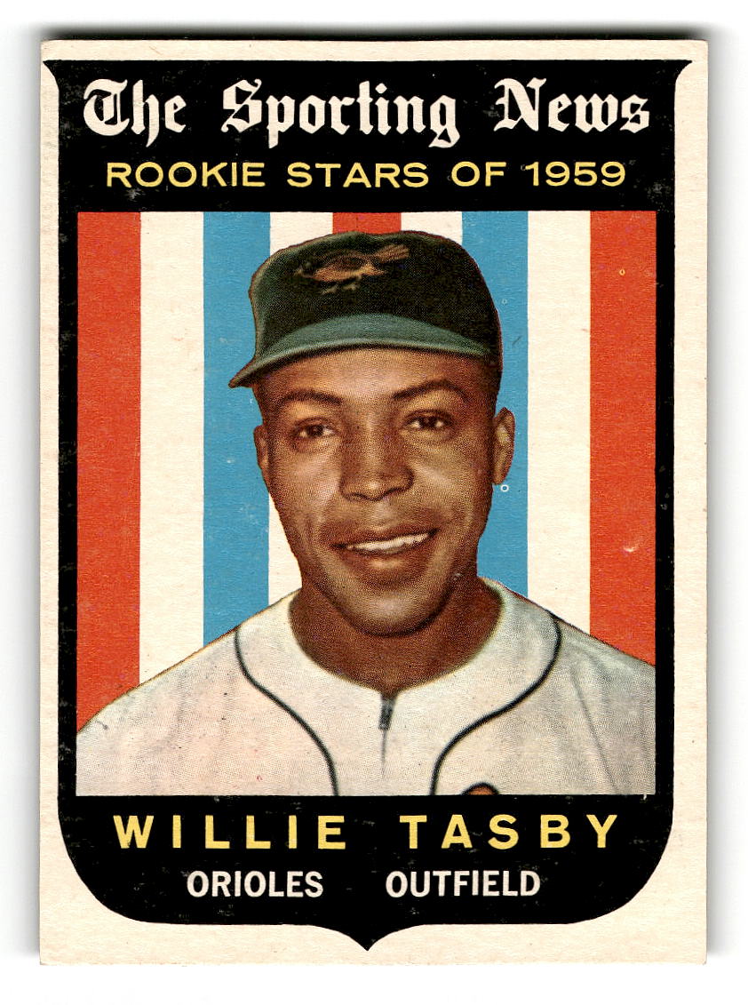 1959 Topps #143 Willie Tasby Baltimore Orioles RC EXMT