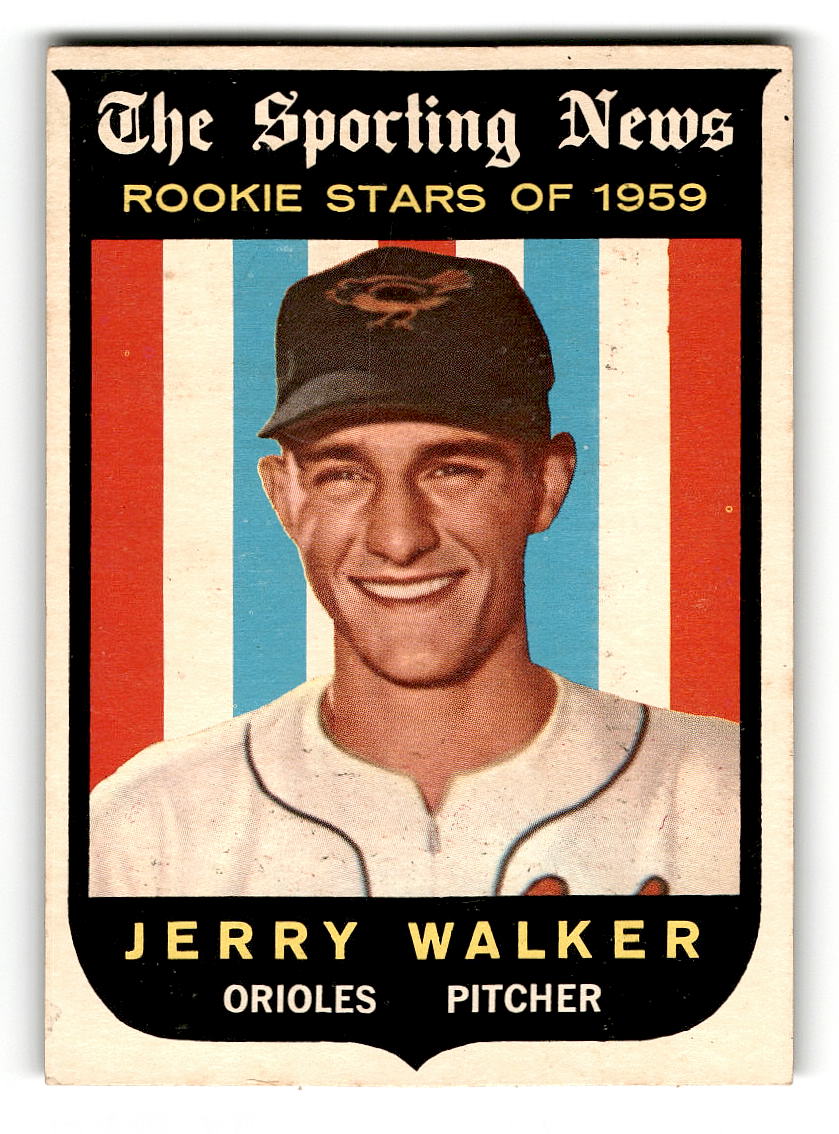 1959 Topps #144 Jerry Walker Baltimore Orioles EX