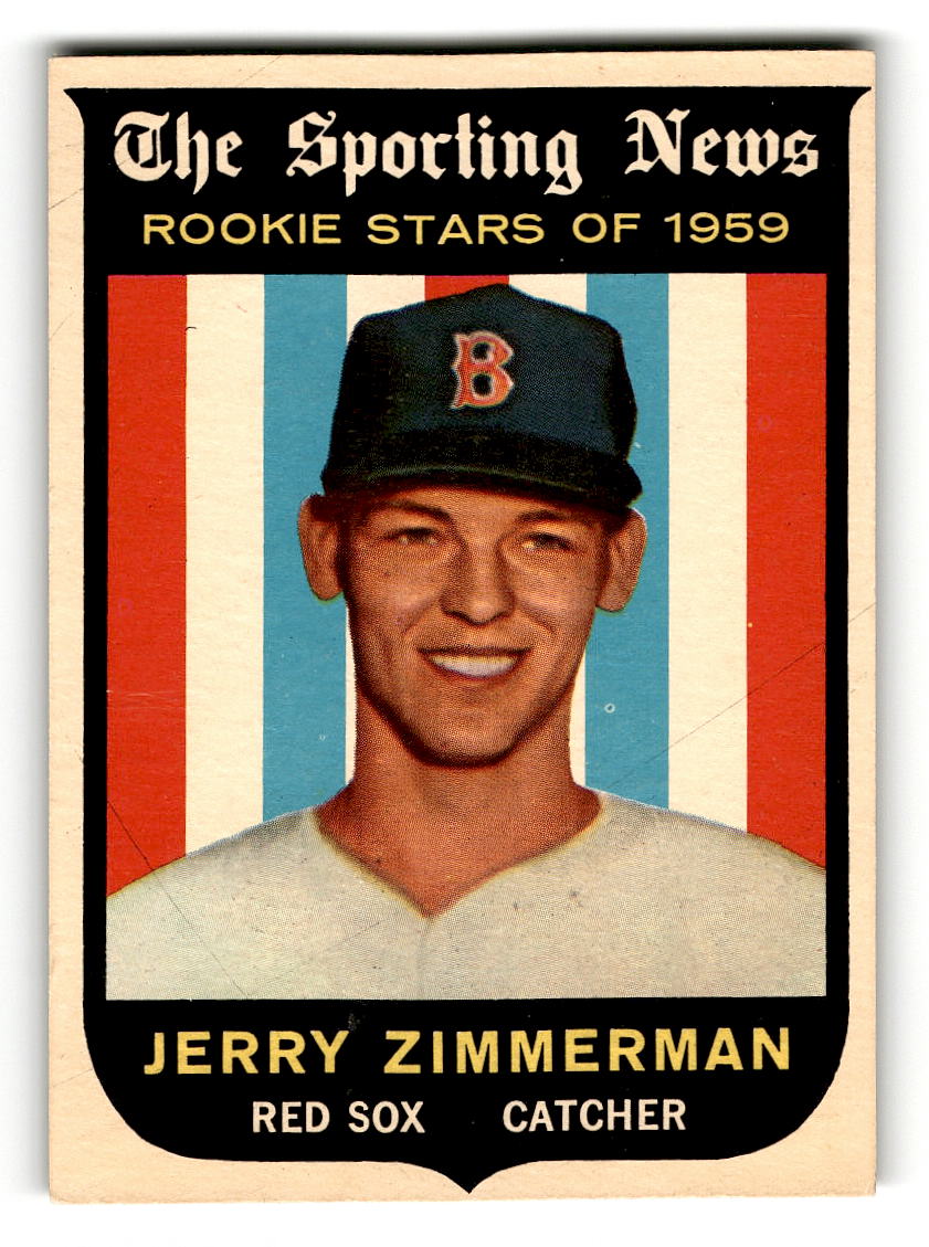1959 Topps #146 Jerry Zimmerman Boston Red Sox RC EX