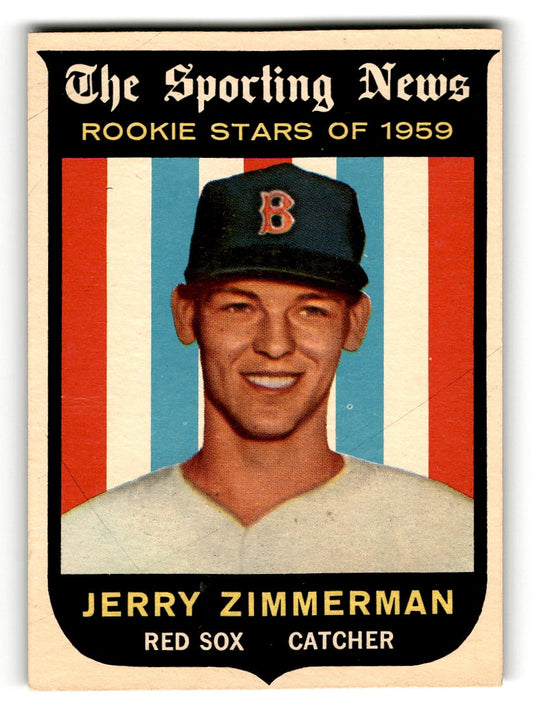 1959 Topps #146 Jerry Zimmerman Boston Red Sox RC EX