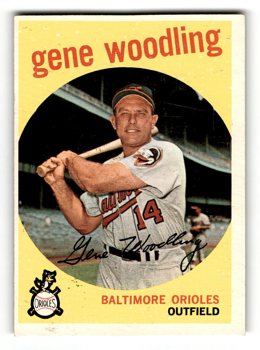 1959 Topps #170 Gene Woodling Baltimore Orioles EXMT