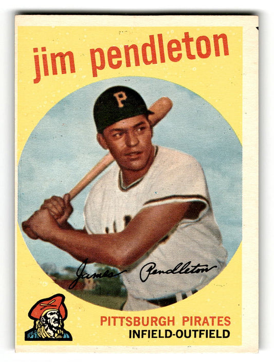 1959 Topps #174 Jim Pendleton Pittsburgh Pirates EXMT