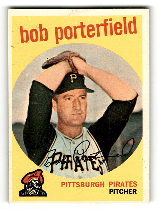 1959 Topps #181 Bob Porterfield Pittsburgh Pirates EXMT