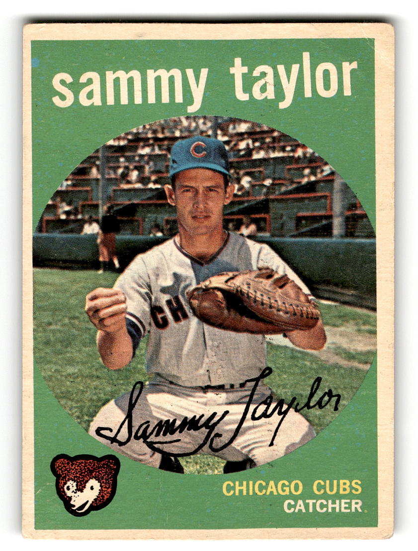 1959 Topps #193 Sammy Taylor Chicago Cubs VGEX