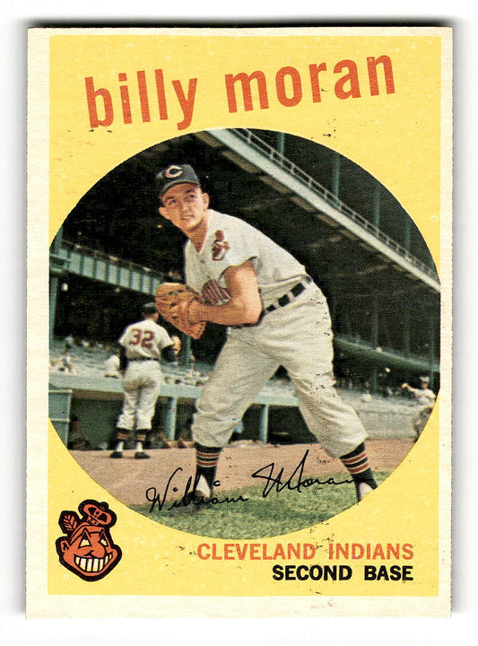 1959 Topps #196 Billy Moran Cleveland Indians EXMT
