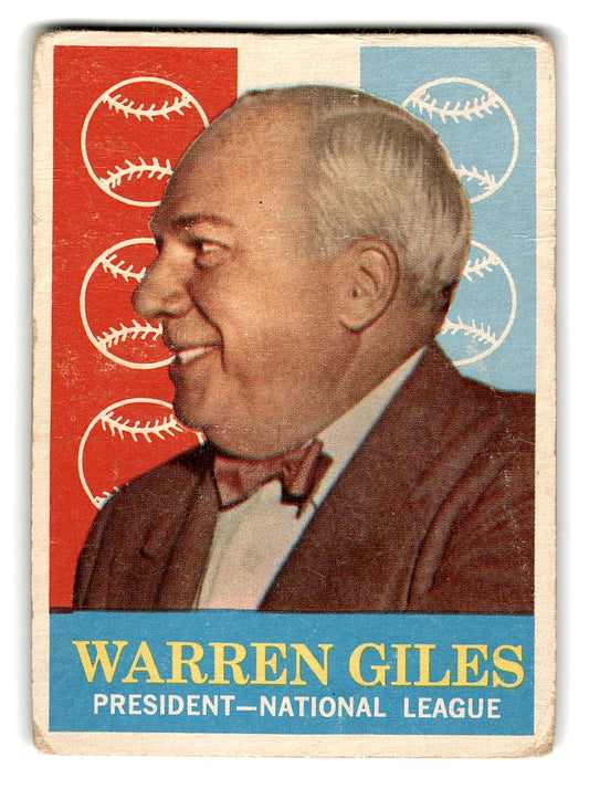 1959 Topps #200 Warren Giles  NL President G/VG