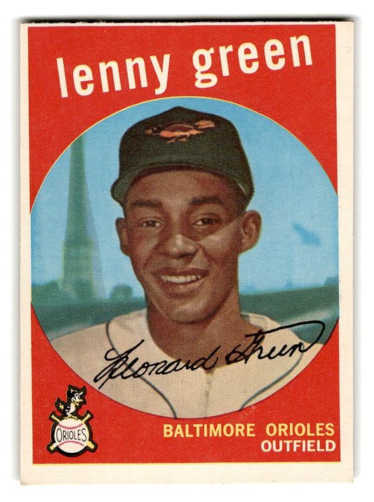 1959 Topps #209 Lenny Green Baltimore Orioles EX