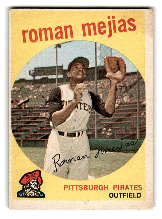 1959 Topps #218 Roman Mejias Pittsburgh Pirates VGEX