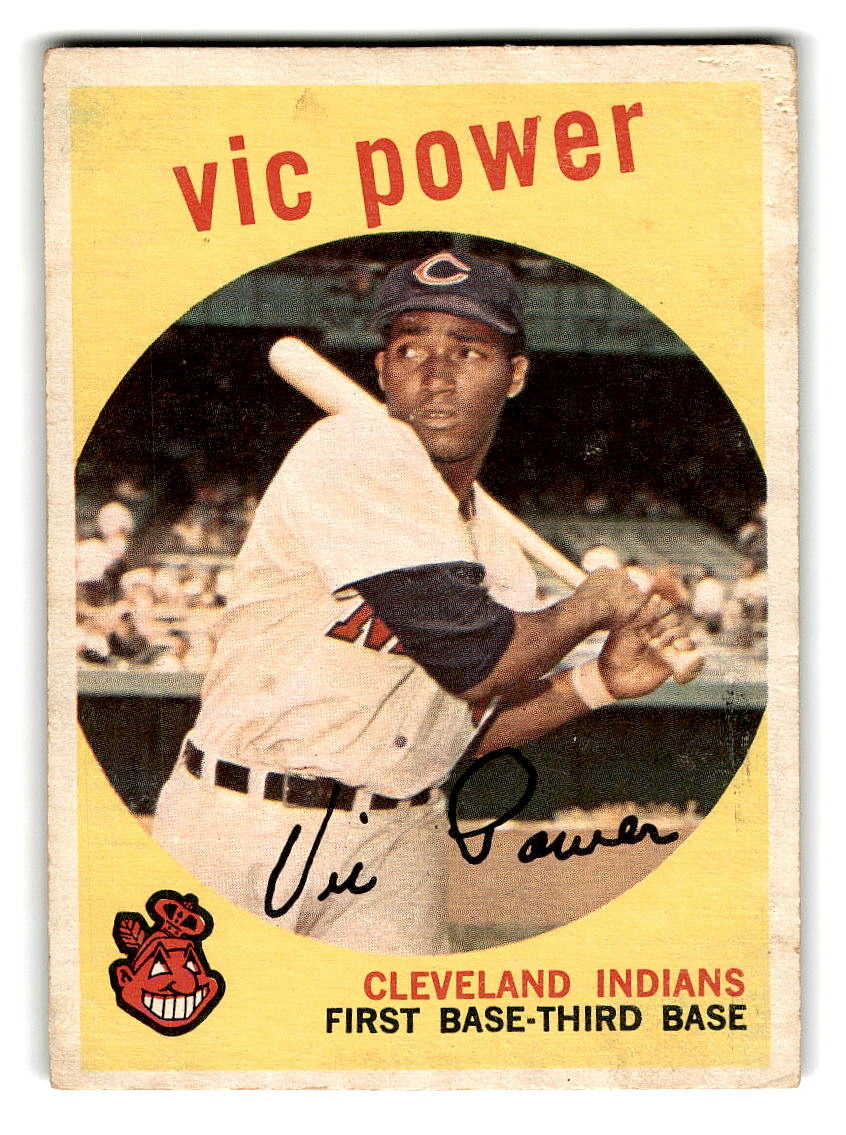 1959 Topps #229 Vic Power Cleveland Indians VG