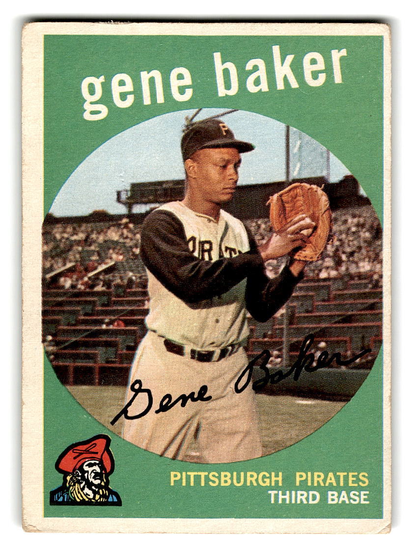 1959 Topps #238 Gene Baker Pittsburgh Pirates VG