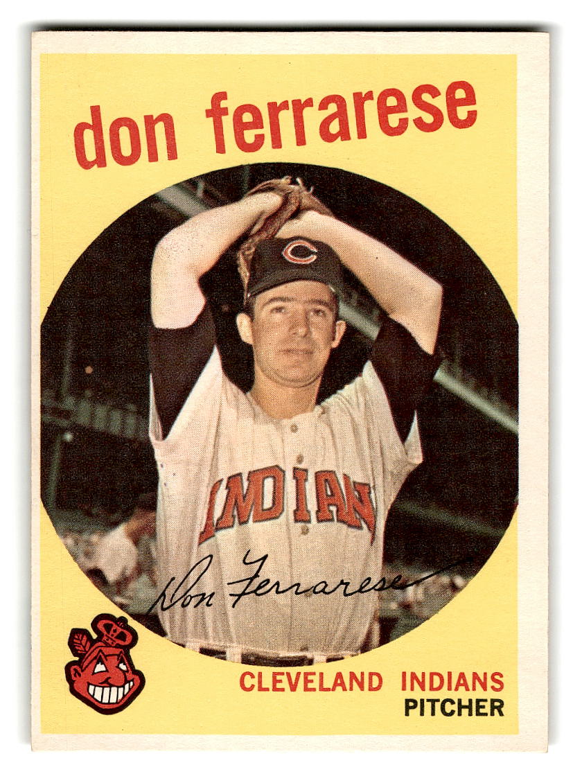 1959 Topps #247 Don Ferrarese Cleveland Indians EX