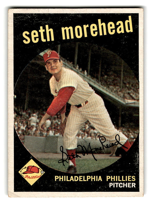 1959 Topps #253 Seth Morehead Philadelphia Phillies RC VGEX