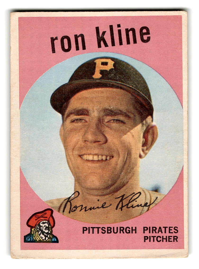 1959 Topps #265 Ron Kline Pittsburgh Pirates VGEX