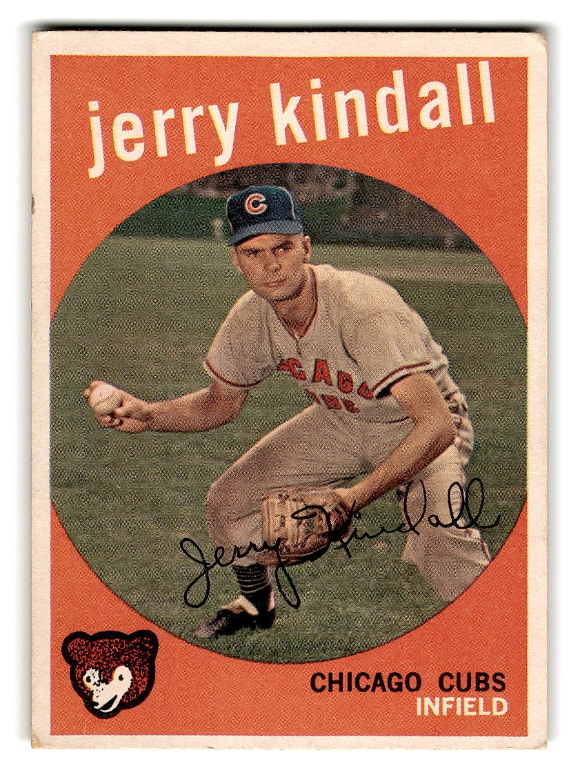 1959 Topps #274 Jerry Kindall Chicago Cubs VGEX