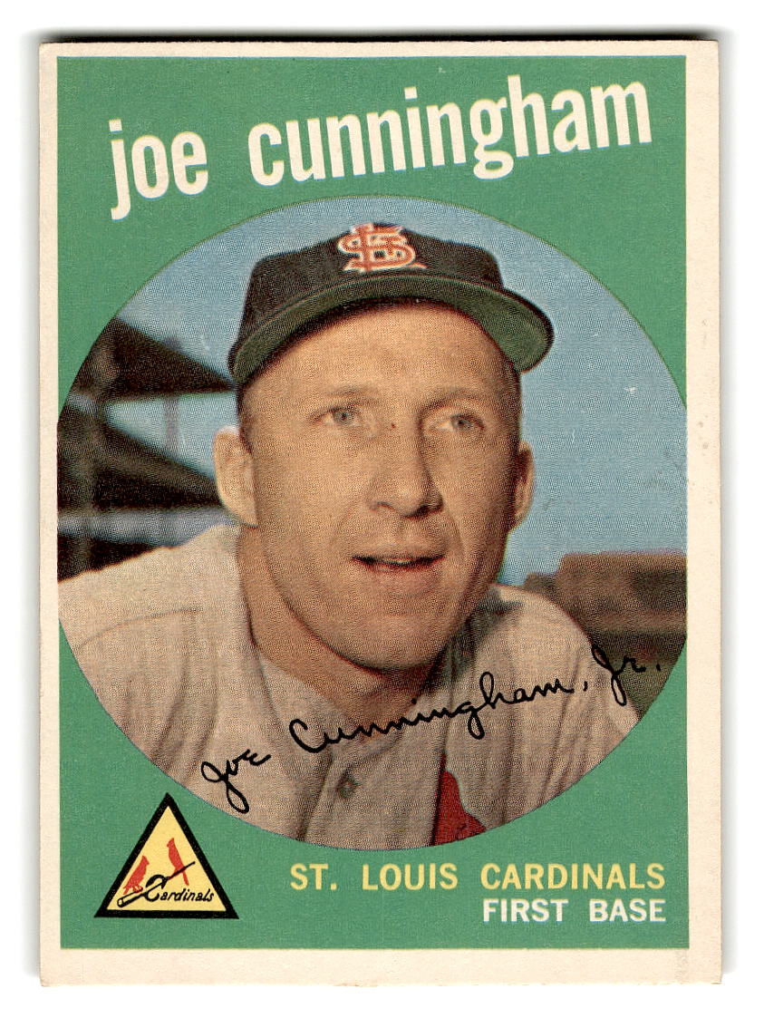 1959 Topps #285 Joe Cunningham St. Louis Cardinals EXMT