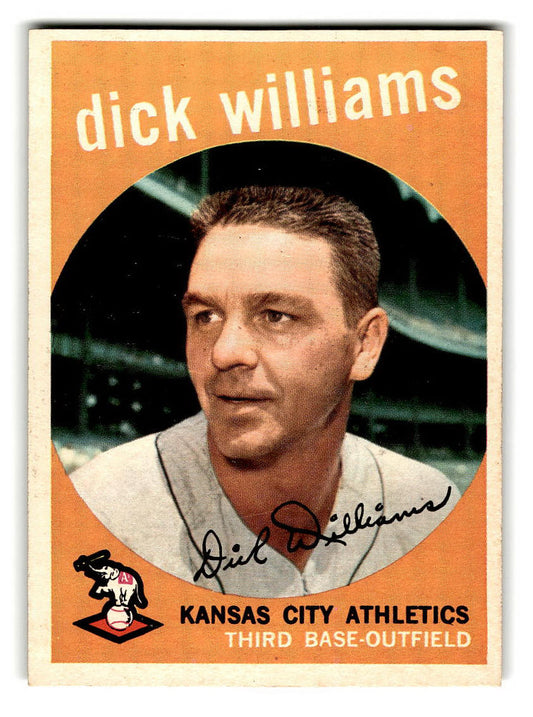 1959 Topps #292 Dick Williams Kansas City Athletics EX