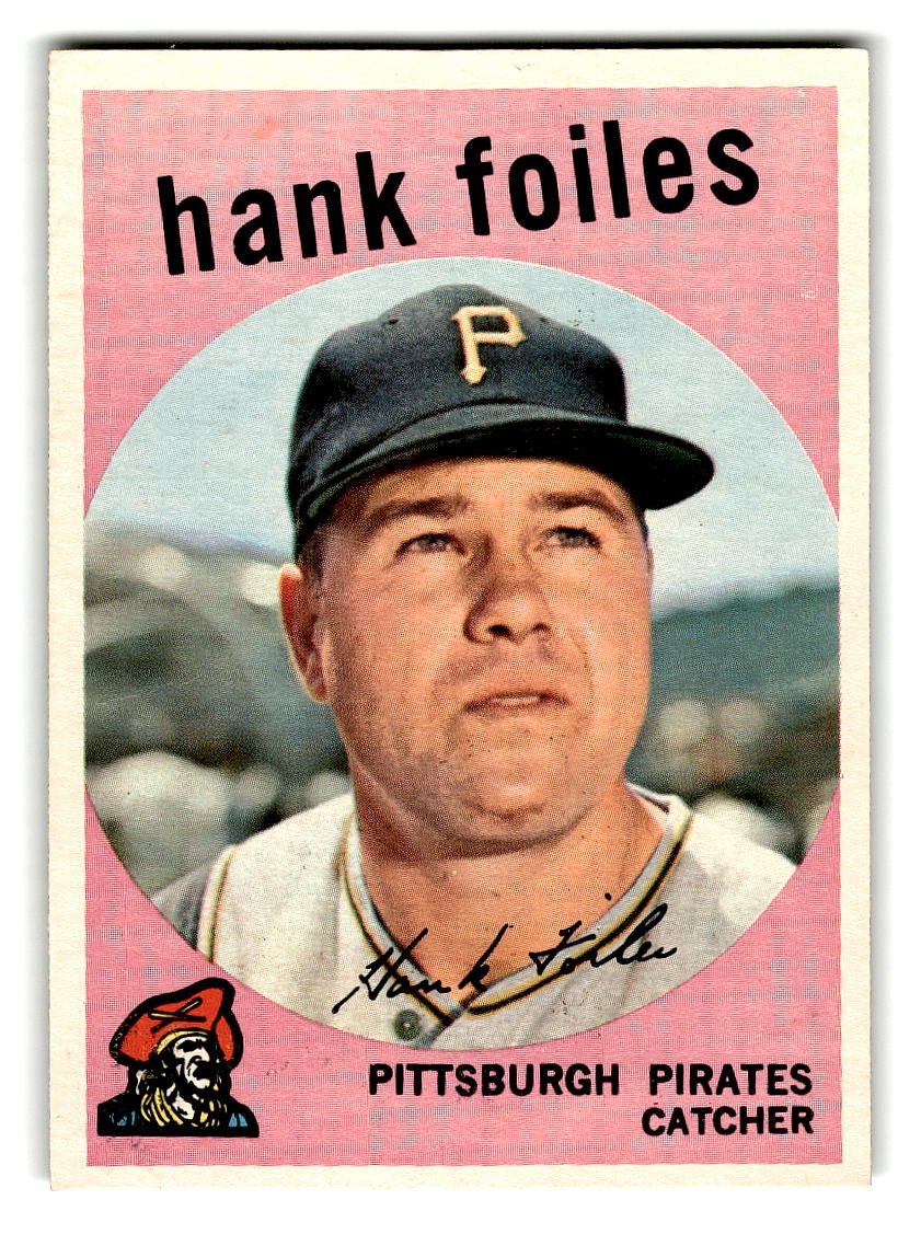 1959 Topps #294 Hank Foiles Pittsburgh Pirates VGEX