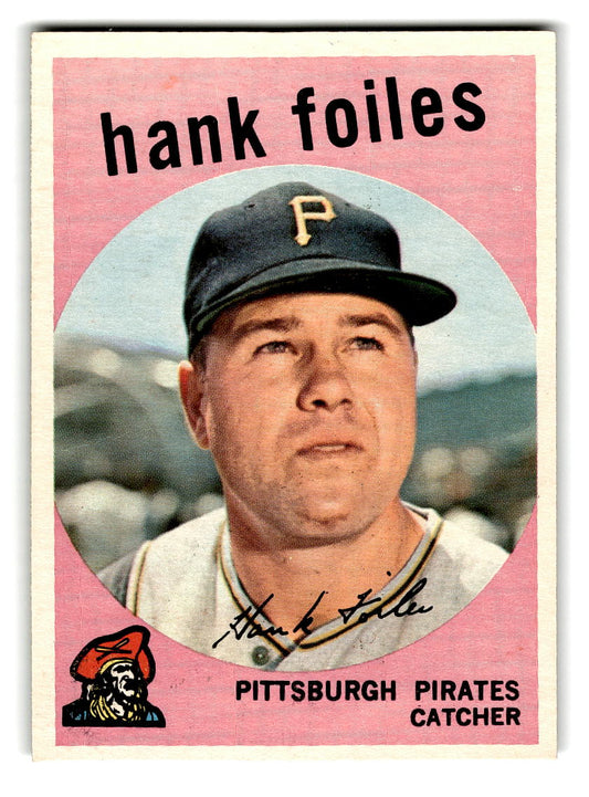 1959 Topps #294 Hank Foiles Pittsburgh Pirates VGEX