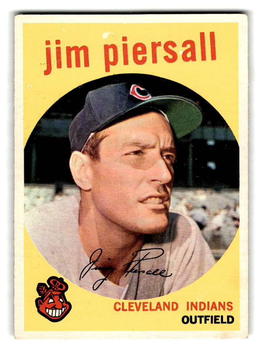 1959 Topps #355 Jim Piersall Cleveland Indians EXMT