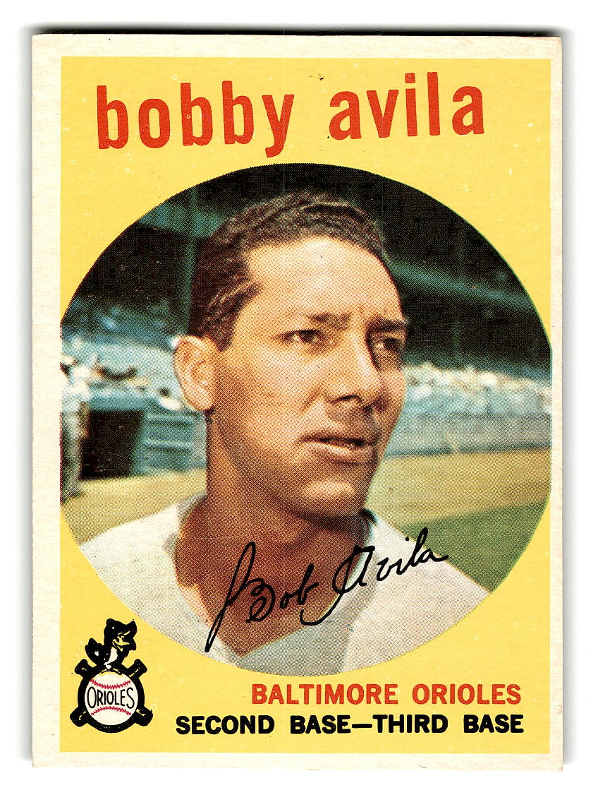 1959 Topps #363 Bobby Avila Baltimore Orioles EXMT