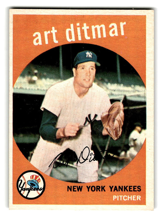 1959 Topps #374 Art Ditmar New York Yankees EXMT