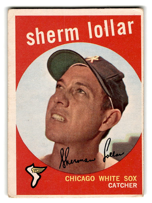 1959 Topps #385 Sherm Lollar Chicago White Sox VG