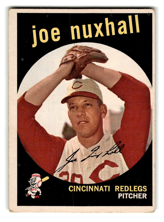 1959 Topps #389 Joe Nuxhall Cincinnati Reds VGEX