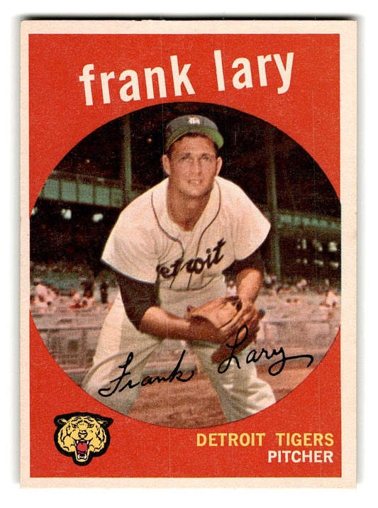 1959 Topps #393 Frank Lary Detroit Tigers NMT