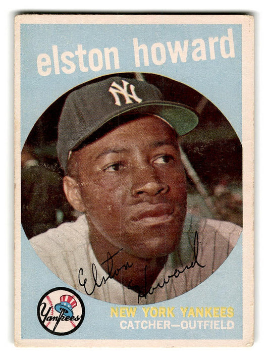1959 Topps #395 Elston Howard New York Yankees VGEX