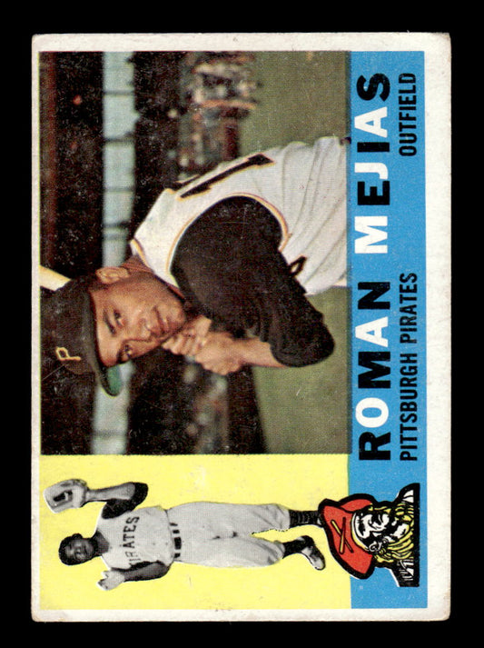 1960 Topps #2 Roman Mejias - Pittsburgh Pirates VG
