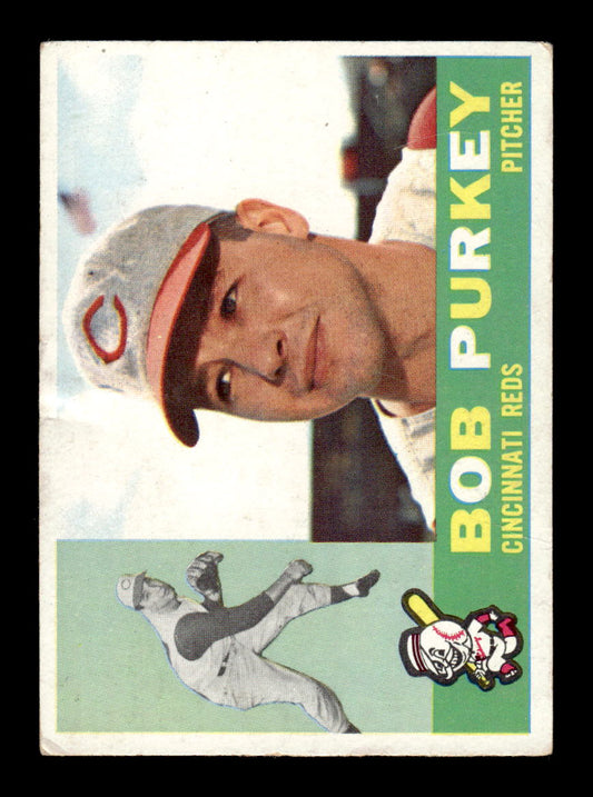 1960 Topps #4 Bob Purkey - Cincinnati Reds VG
