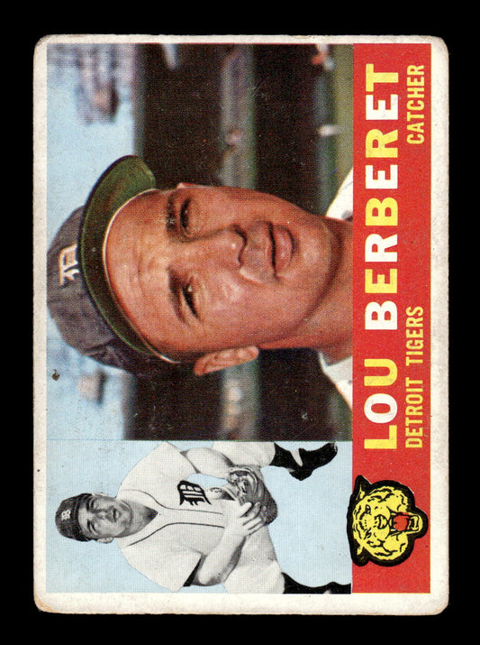 1960 Topps #6 Lou Berberet - Detroit Tigers VG