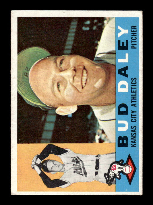 1960 Topps #8 Bud Daley - Kansas City Athletics EX