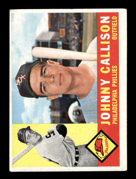 1960 Topps #17 Johnny Callison - Philadelphia Phillies VG