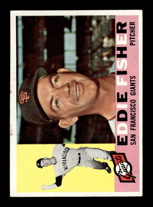 1960 Topps #23 Eddie Fisher - San Francisco Giants RC VGEX