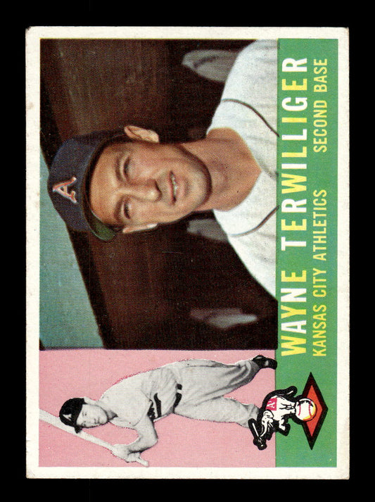 1960 Topps #26 Wayne Terwilliger - Kansas City Athletics EX