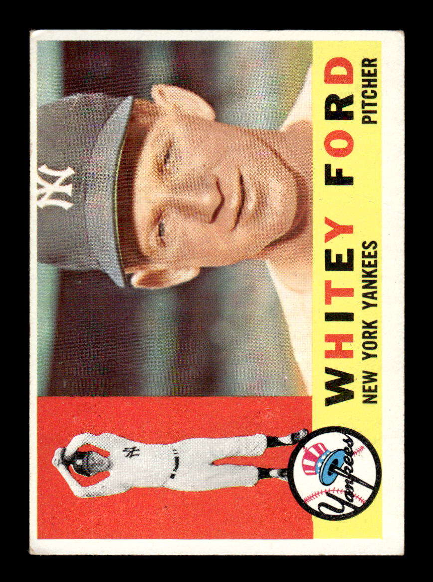 1960 Topps #35 Whitey Ford - New York Yankees EX