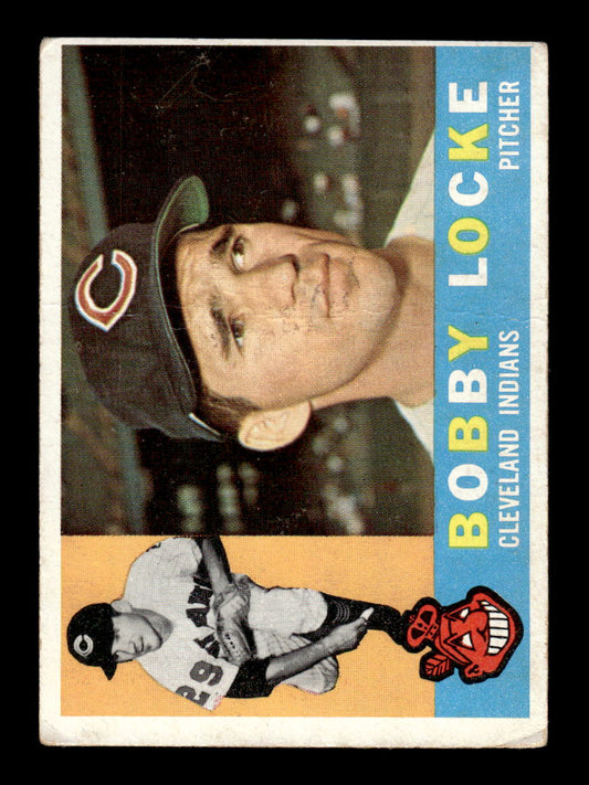 1960 Topps #44 Bobby Locke - Cleveland Indians RC VG
